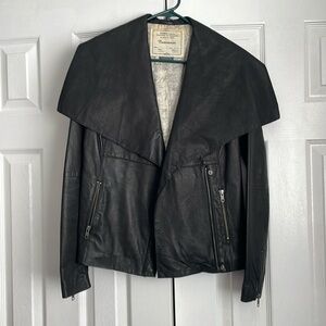 Leather jacket